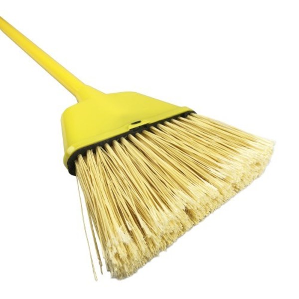 Weiler Small Angle Broom, Flagged Plastic Fill, 54" Overall Length 75160